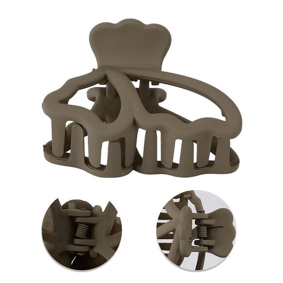 Elegant Butterfly Hair Clip Hairdo Clips Brown 3 Pcs - Picture 3 of 3